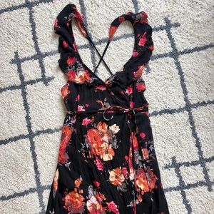 Boutique Floral Wrap Dress